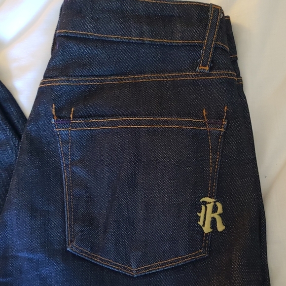 Rich & Skinny Dark Wash Jeans, Sz 24, skinny - Picture 2 of 8